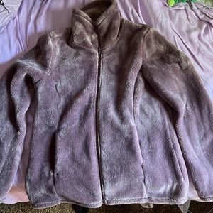 Medium 32 Degrees velvet zip up jacket